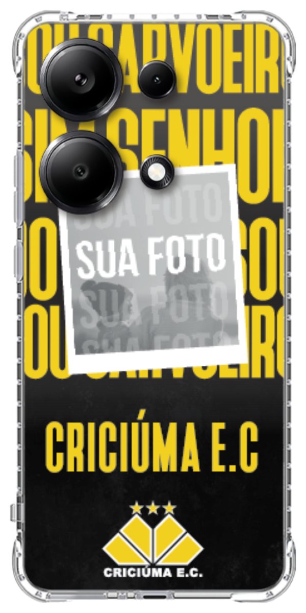 Capinha para Celular Crciúma Estampa Oficial 19