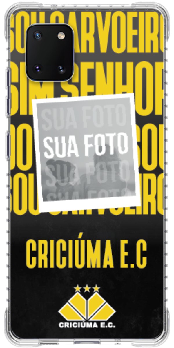 Capinha para Celular Crciúma Estampa Oficial 19