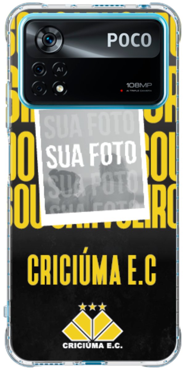 Capinha para Celular Crciúma Estampa Oficial 19