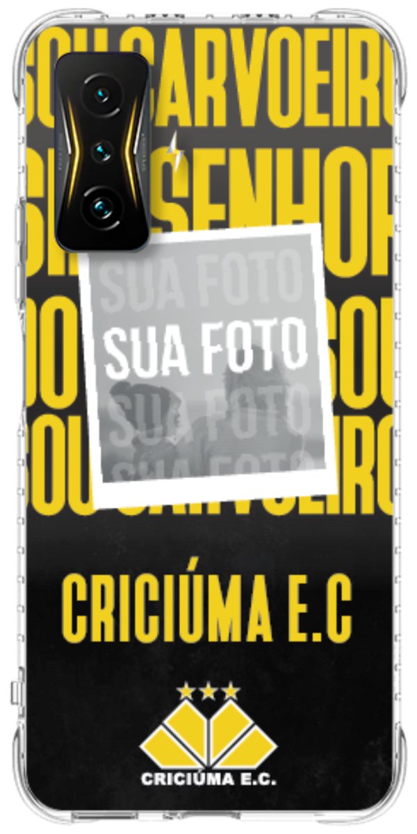 Capinha para Celular Crciúma Estampa Oficial 19
