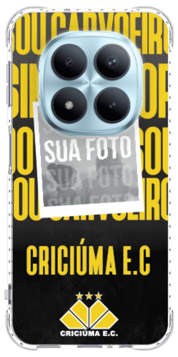 Capinha para Celular Crciúma Estampa Oficial 19