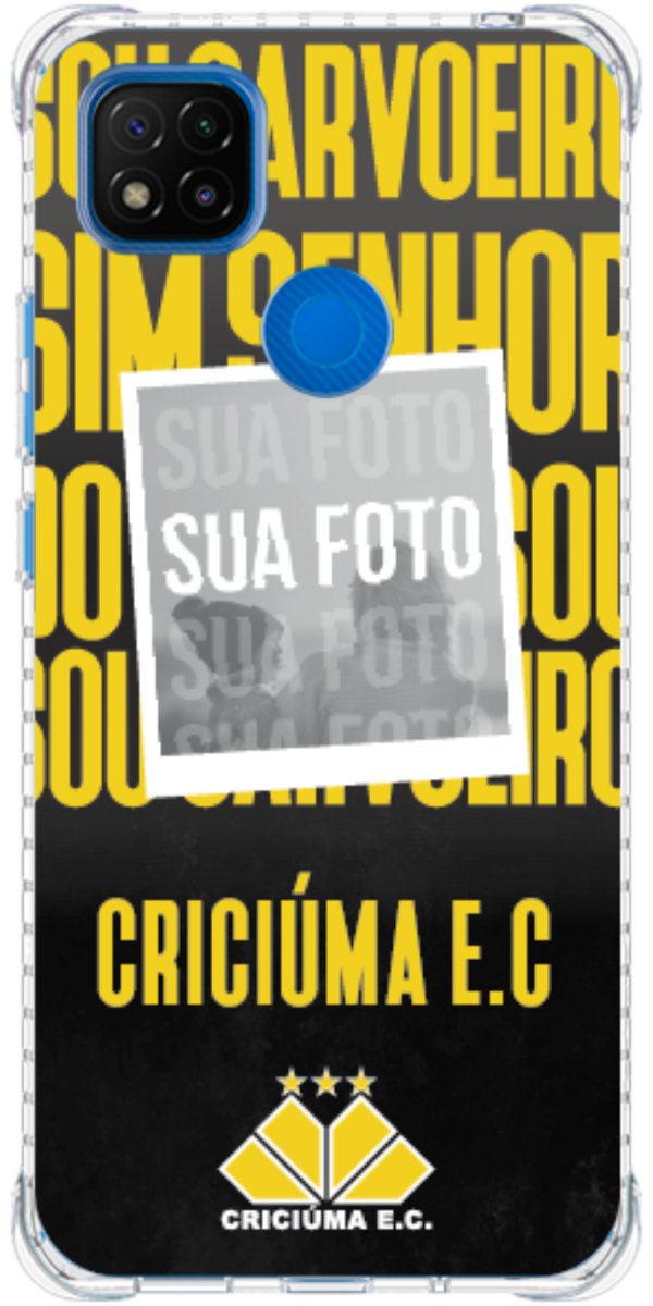 Capinha para Celular Crciúma Estampa Oficial 19