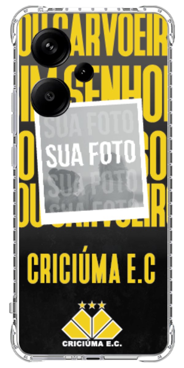 Capinha para Celular Crciúma Estampa Oficial 19