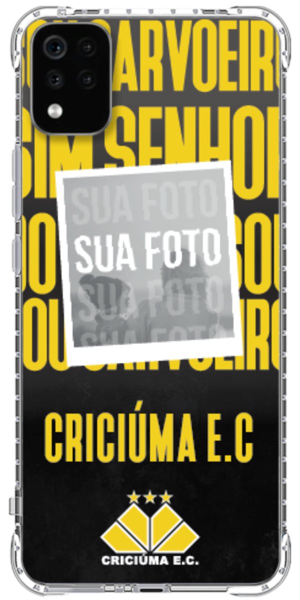 Capinha para Celular Crciúma Estampa Oficial 19