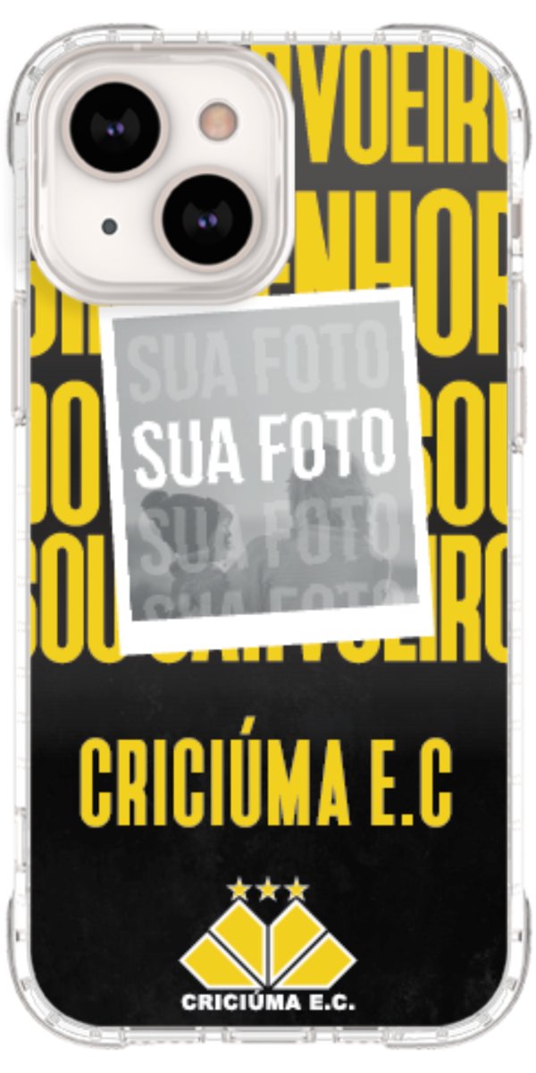 Capinha para Celular Crciúma Estampa Oficial 19