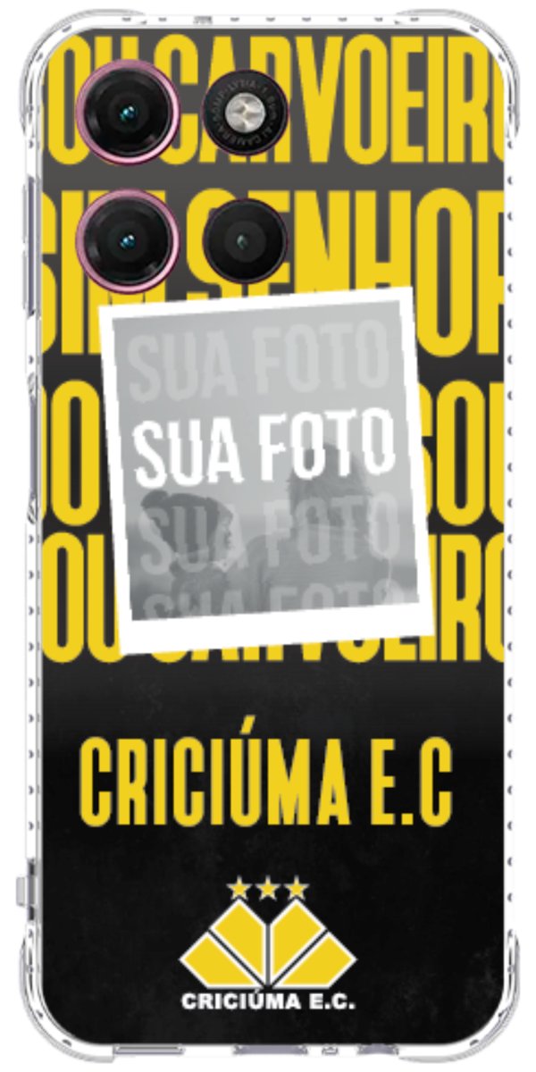 Capinha para Celular Crciúma Estampa Oficial 19