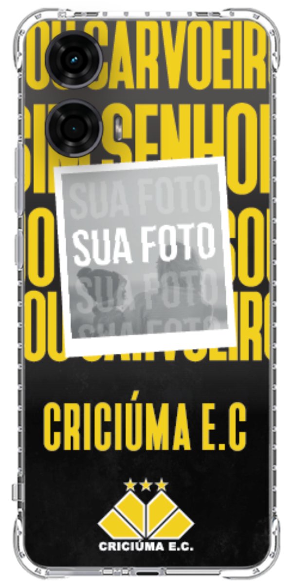 Capinha para Celular Crciúma Estampa Oficial 19