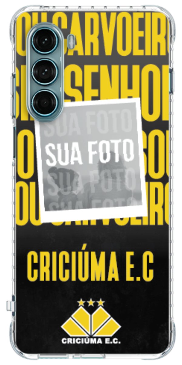 Capinha para Celular Crciúma Estampa Oficial 19