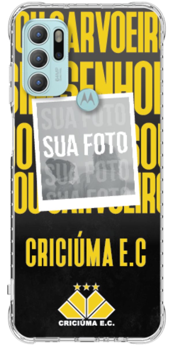 Capinha para Celular Crciúma Estampa Oficial 19