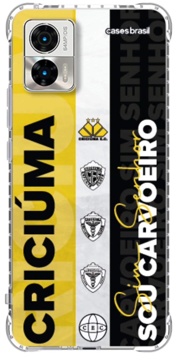Capinha para Celular Crciúma Estampa Oficial 08