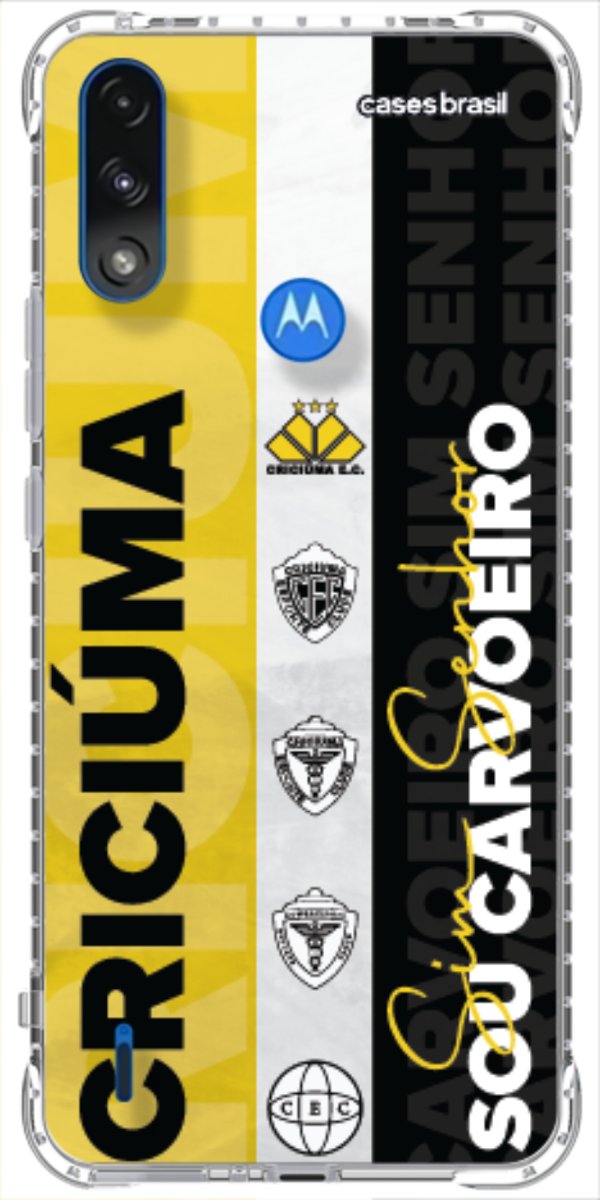 Capinha para Celular Crciúma Estampa Oficial 08