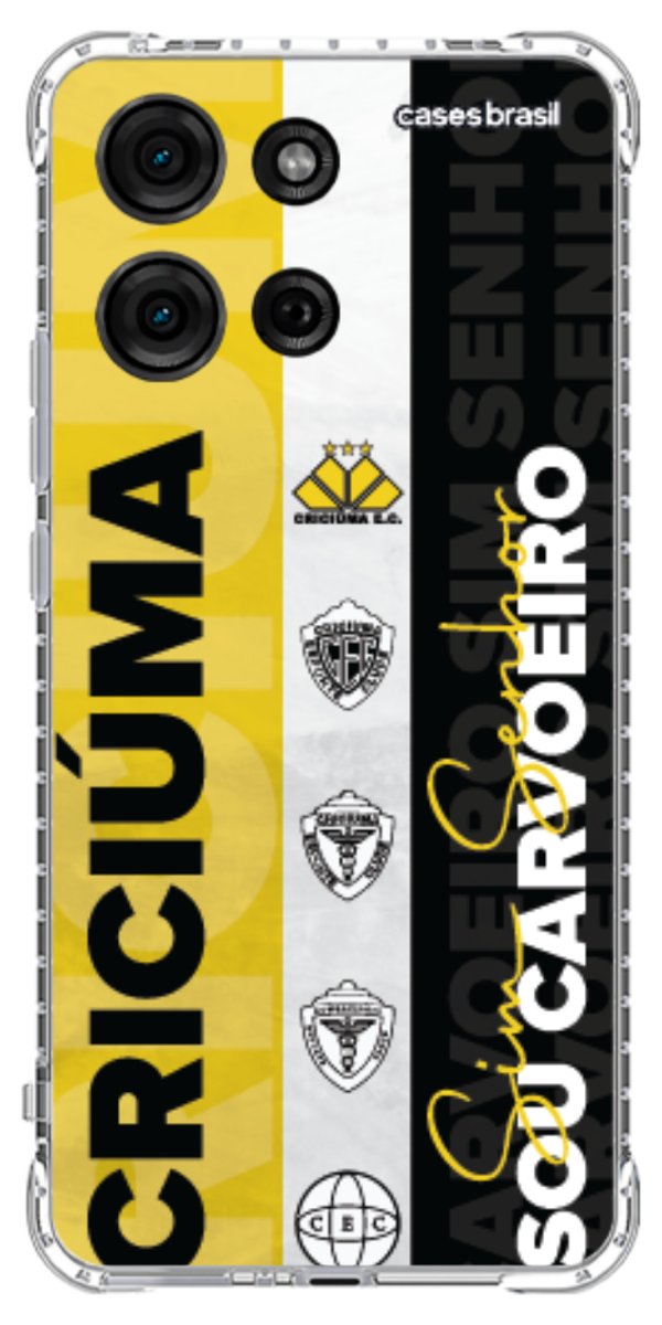 Capinha para Celular Crciúma Estampa Oficial 08