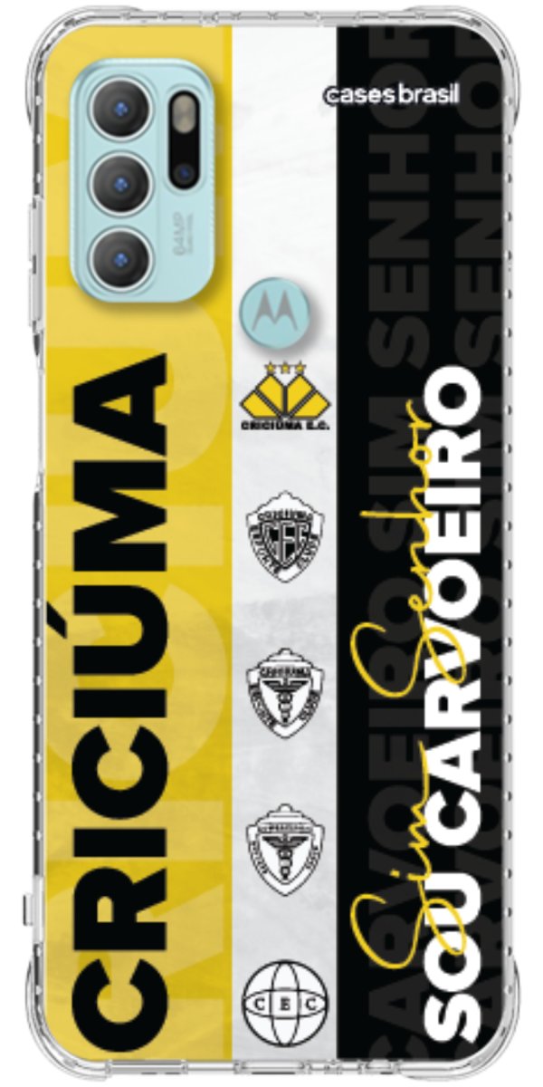 Capinha para Celular Crciúma Estampa Oficial 08