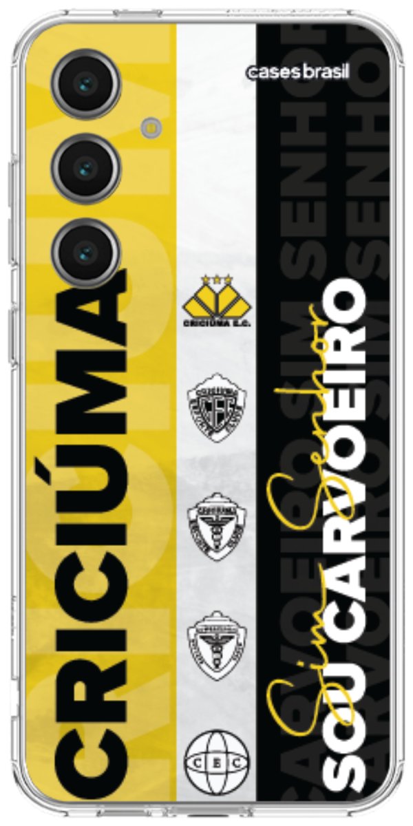 Capinha para Celular Crciúma Estampa Oficial 08