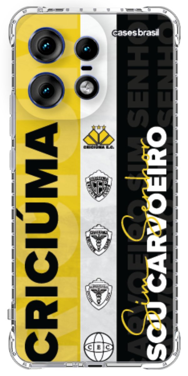 Capinha para Celular Crciúma Estampa Oficial 08
