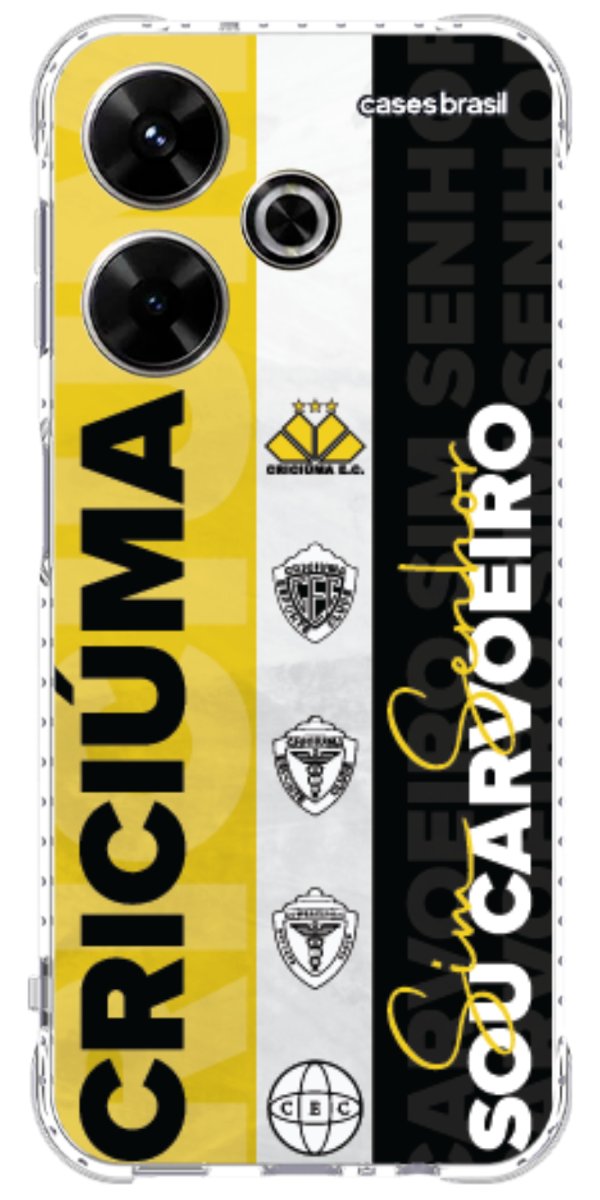 Capinha para Celular Crciúma Estampa Oficial 08