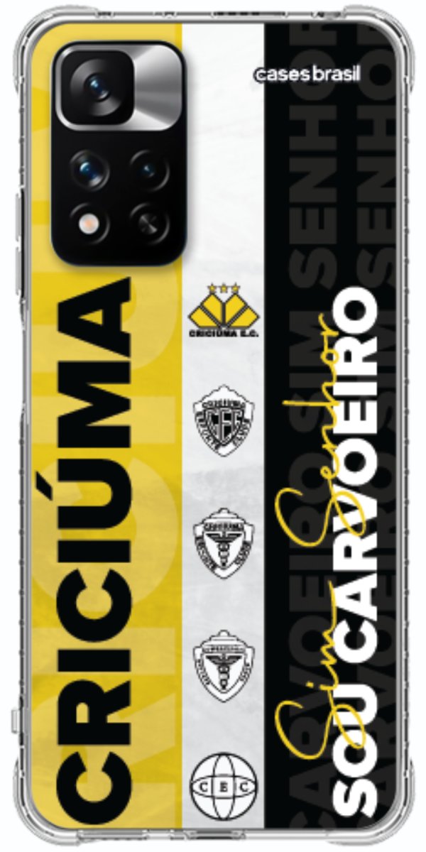 Capinha para Celular Crciúma Estampa Oficial 08