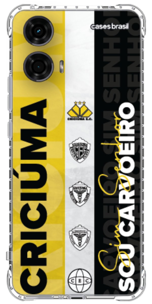 Capinha para Celular Crciúma Estampa Oficial 08