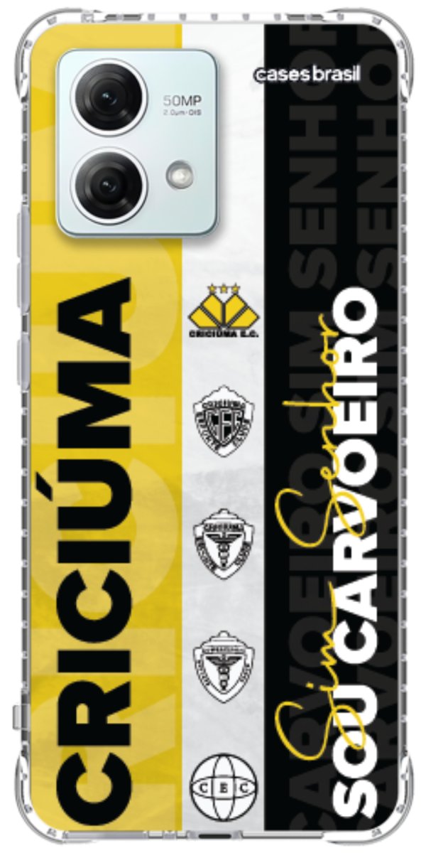 Capinha para Celular Crciúma Estampa Oficial 08