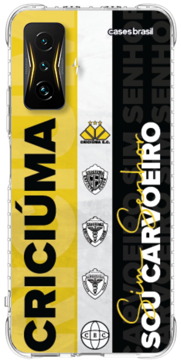 Capinha para Celular Crciúma Estampa Oficial 08