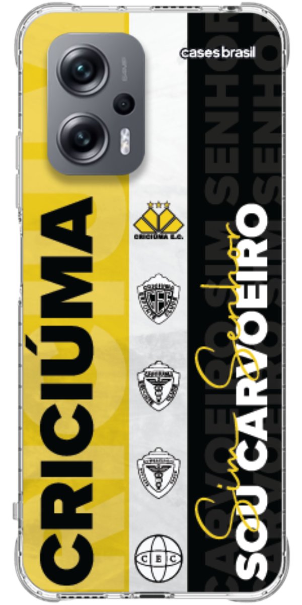 Capinha para Celular Crciúma Estampa Oficial 08