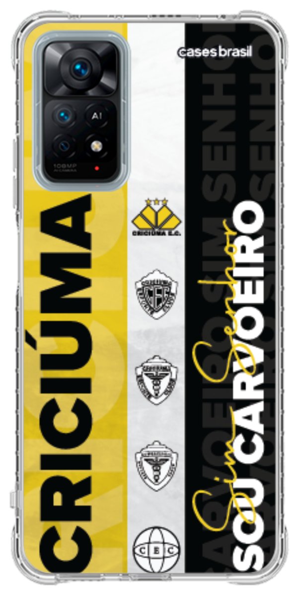 Capinha para Celular Crciúma Estampa Oficial 08