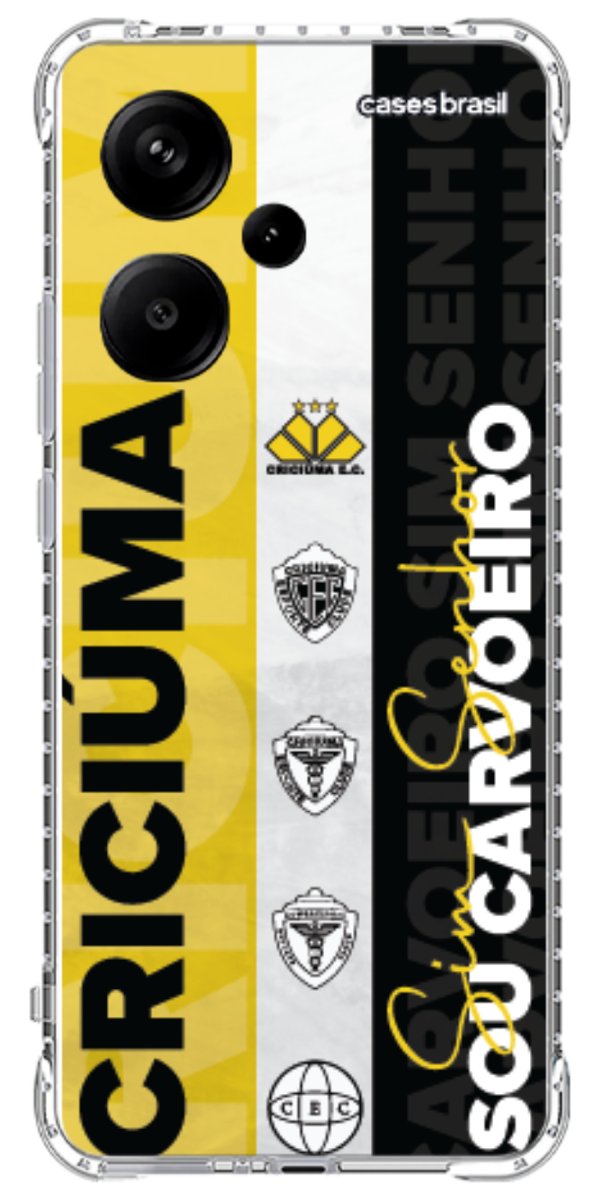 Capinha para Celular Crciúma Estampa Oficial 08