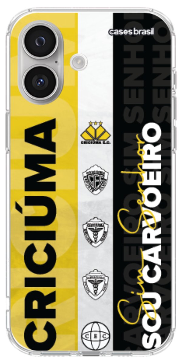Capinha para Celular Crciúma Estampa Oficial 08