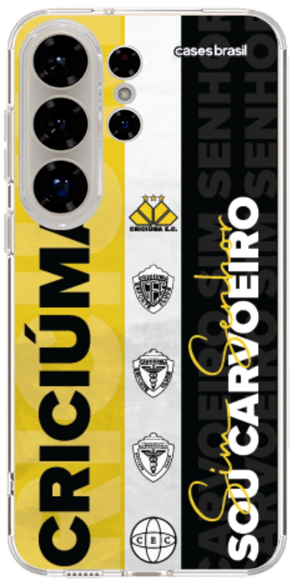 Capinha para Celular Crciúma Estampa Oficial 08