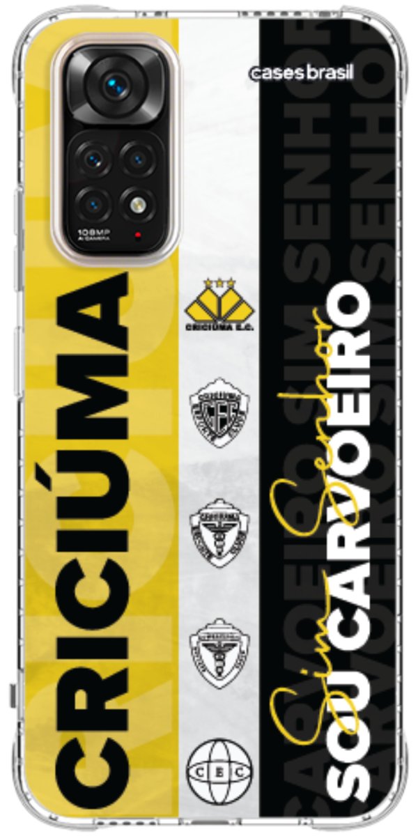 Capinha para Celular Crciúma Estampa Oficial 08