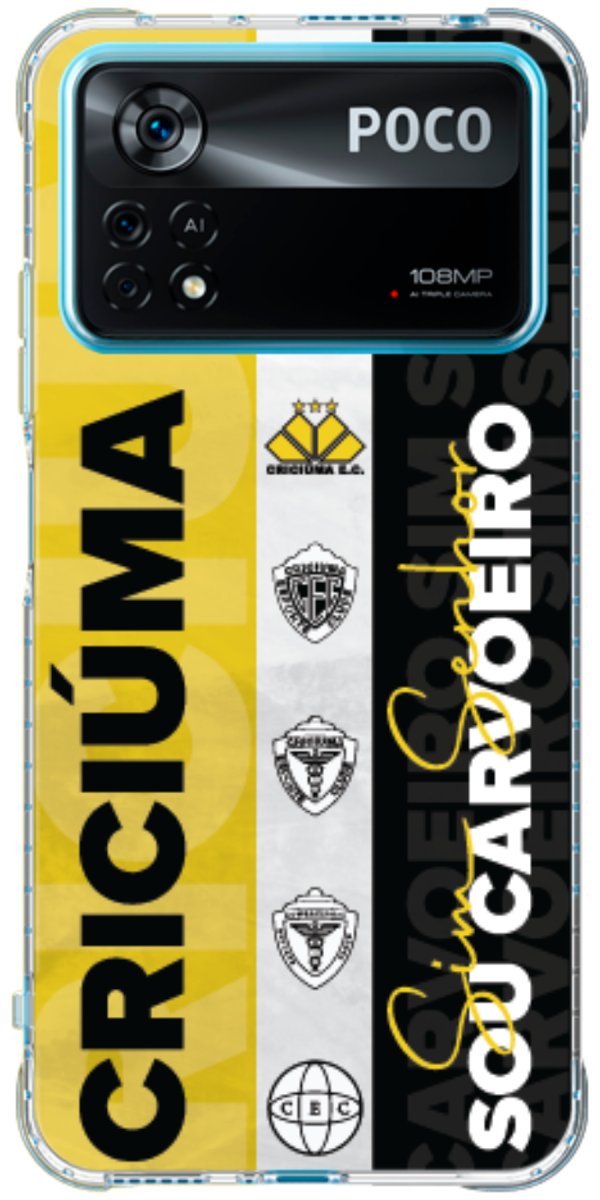 Capinha para Celular Crciúma Estampa Oficial 08