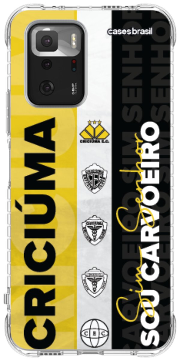 Capinha para Celular Crciúma Estampa Oficial 08