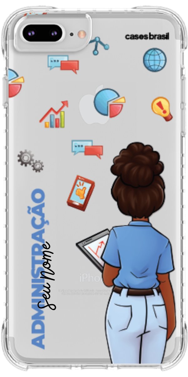 Capinha para Celular Administração - Boneca Profissão
