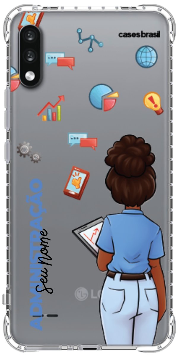 Capinha para Celular Administração - Boneca Profissão