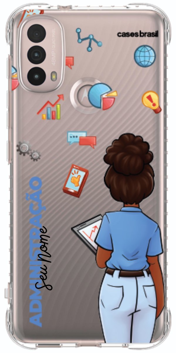 Capinha para Celular Administração - Boneca Profissão