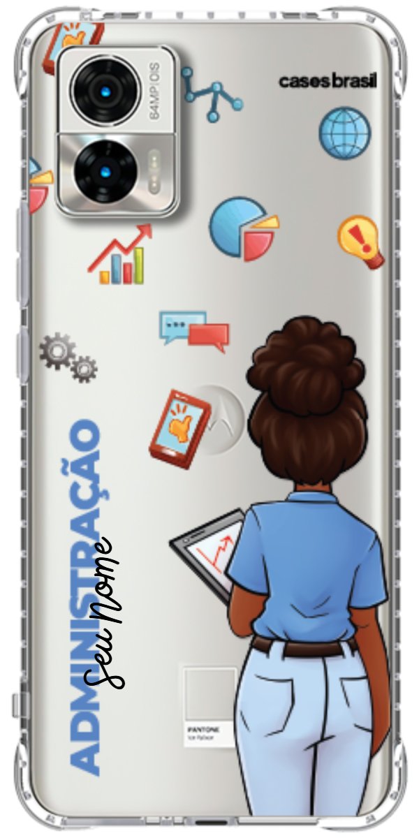 Capinha para Celular Administração - Boneca Profissão