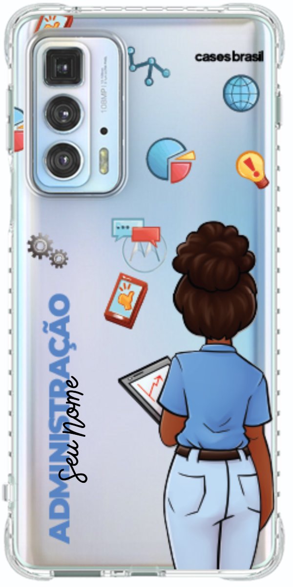 Capinha para Celular Administração - Boneca Profissão
