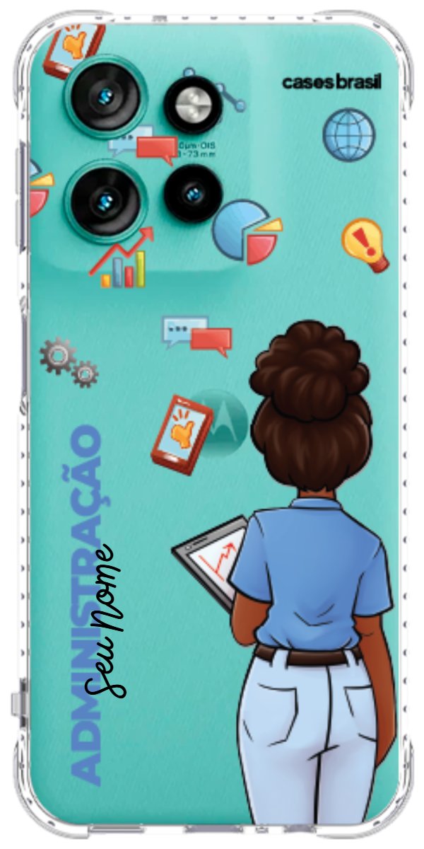 Capinha para Celular Administração - Boneca Profissão