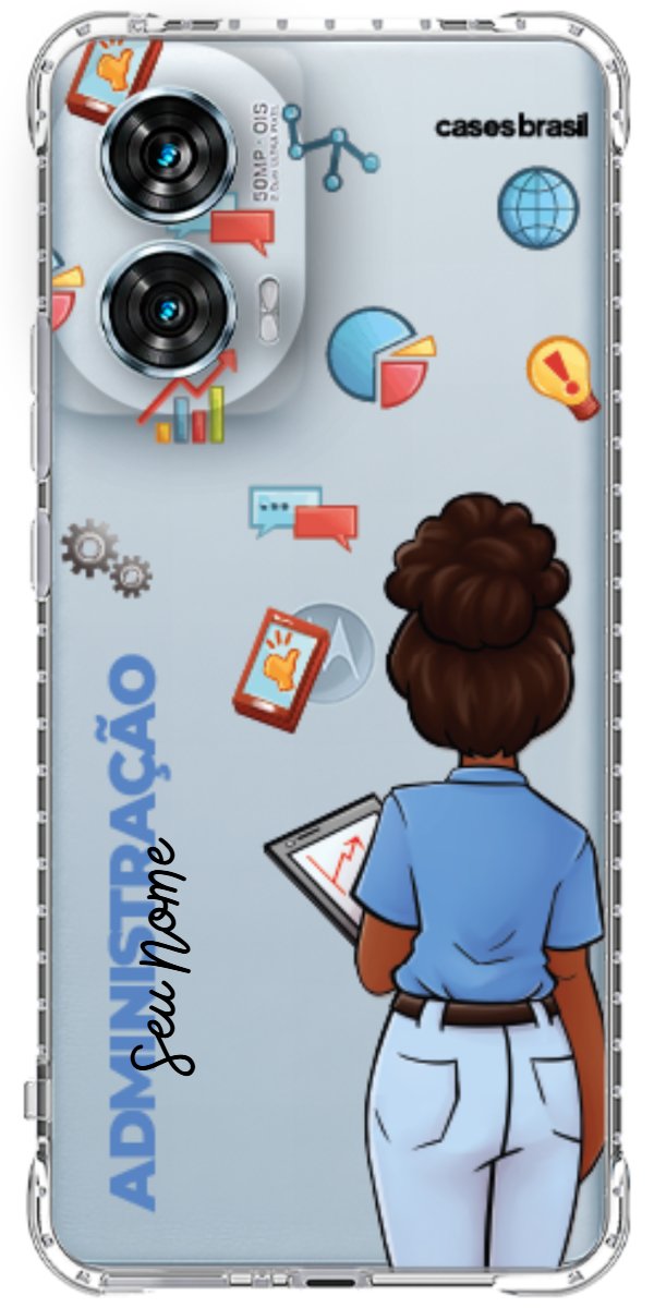 Capinha para Celular Administração - Boneca Profissão