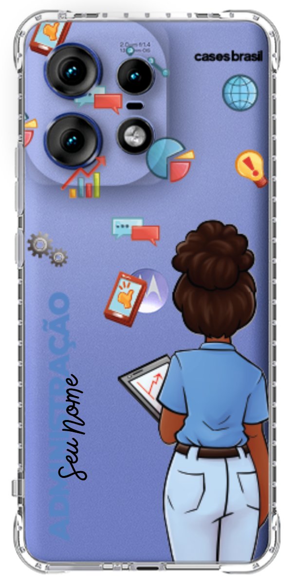 Capinha para Celular Administração - Boneca Profissão