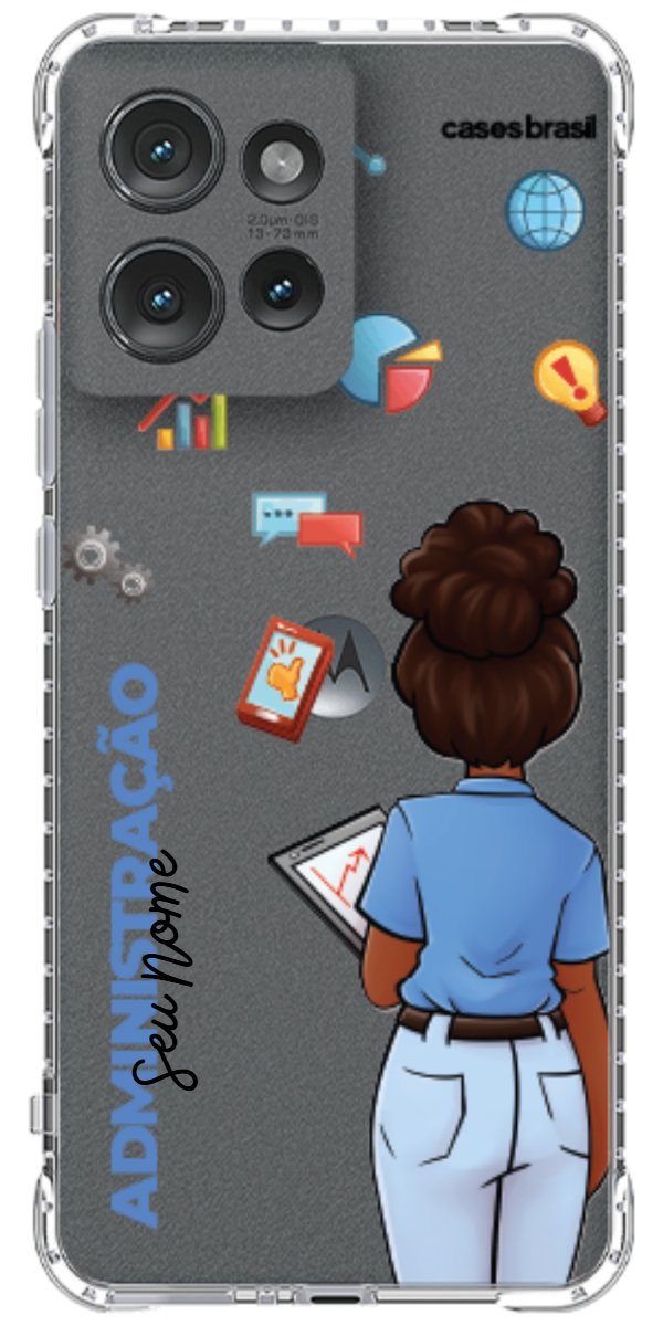 Capinha para Celular Administração - Boneca Profissão
