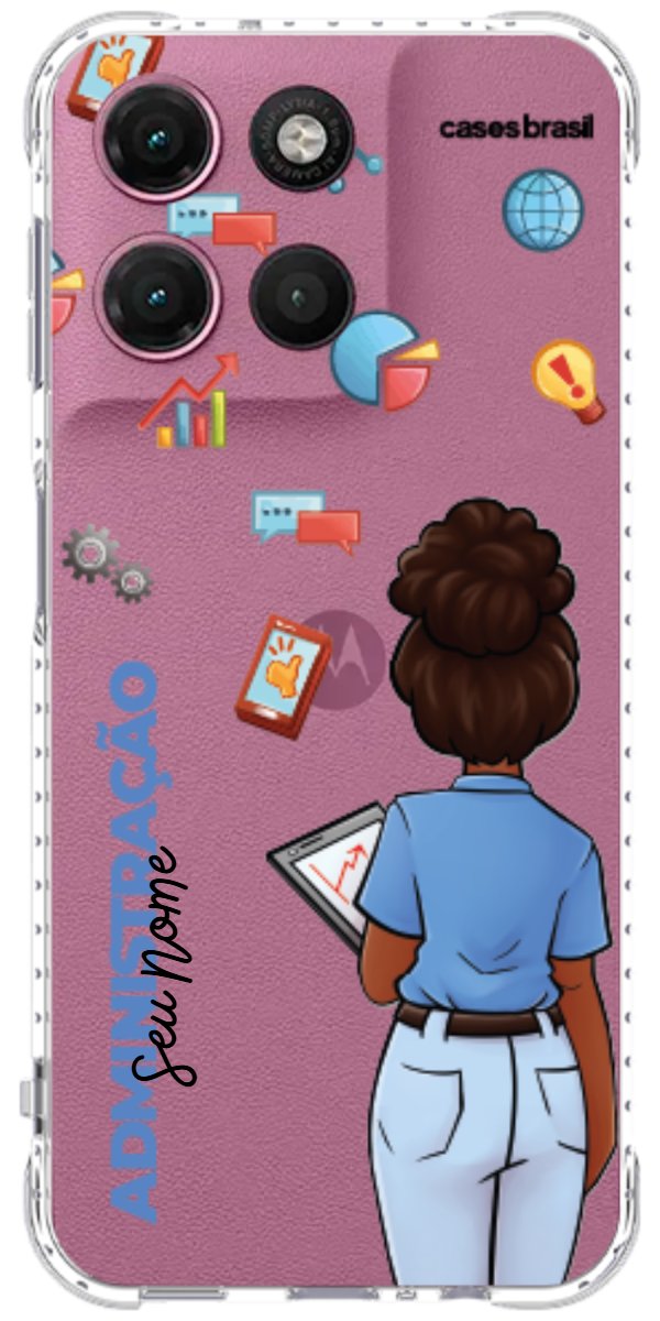 Capinha para Celular Administração - Boneca Profissão