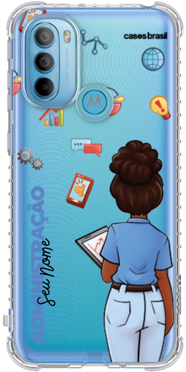 Capinha para Celular Administração - Boneca Profissão