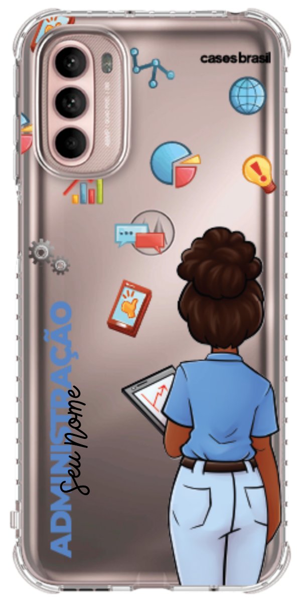 Capinha para Celular Administração - Boneca Profissão