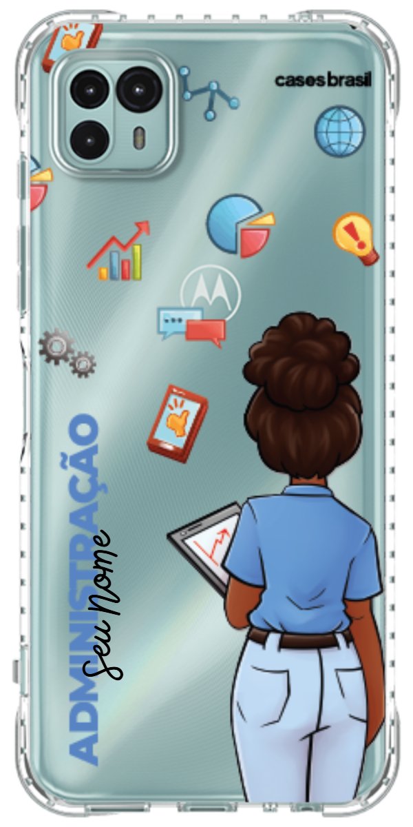 Capinha para Celular Administração - Boneca Profissão