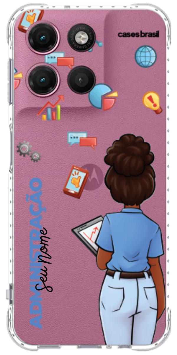 Capinha para Celular Administração - Boneca Profissão