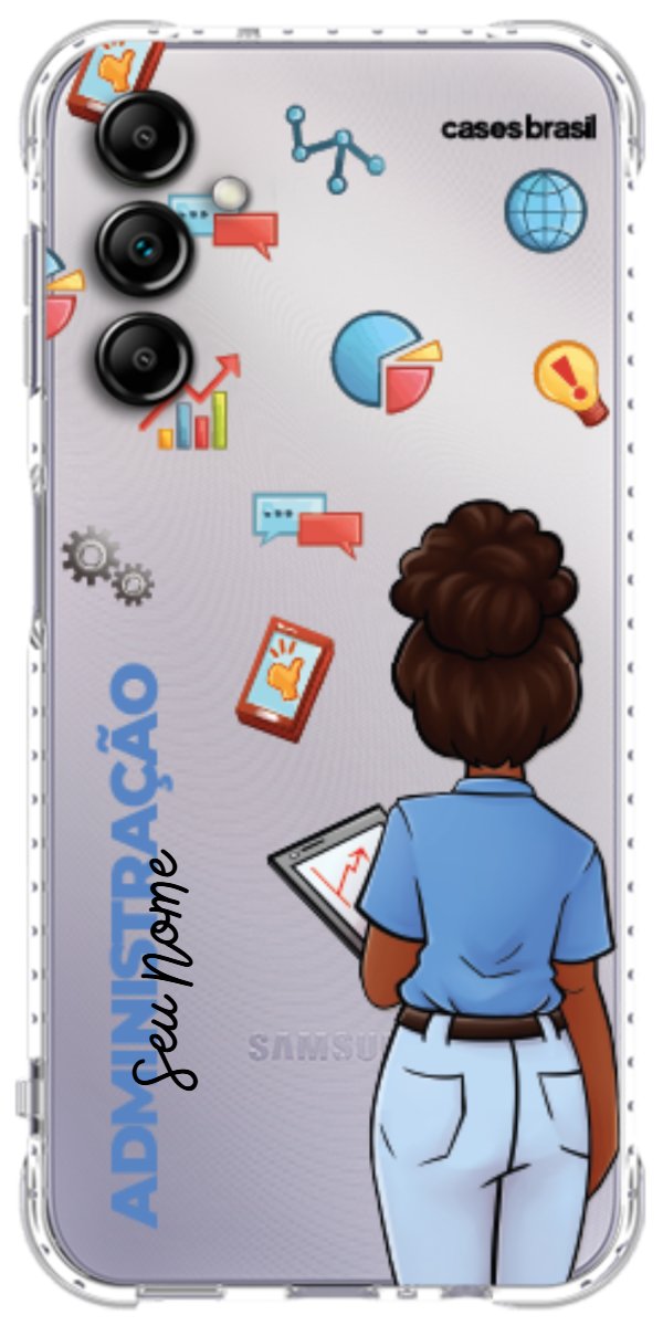 Capinha para Celular Administração - Boneca Profissão