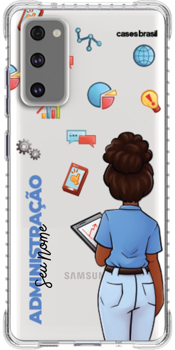 Capinha para Celular Administração - Boneca Profissão