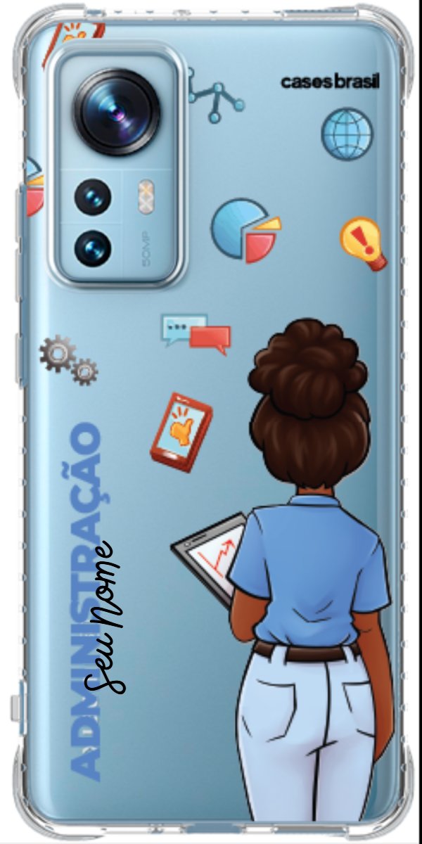 Capinha para Celular Administração - Boneca Profissão