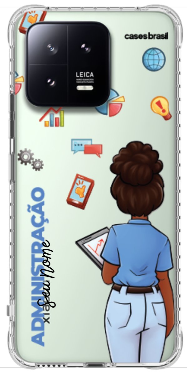 Capinha para Celular Administração - Boneca Profissão